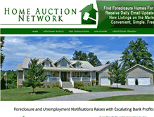 Tablet Screenshot of homeauctionnetwork.com